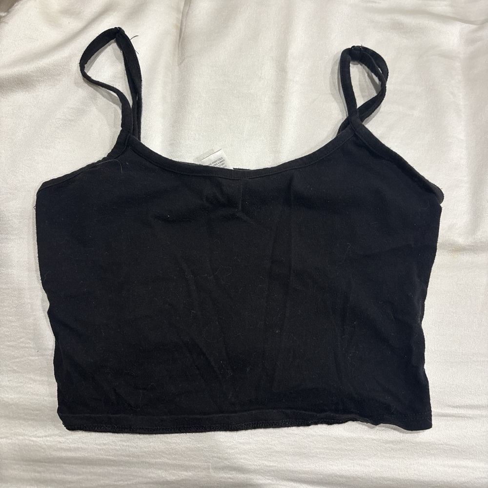 Black Women's Crop Top